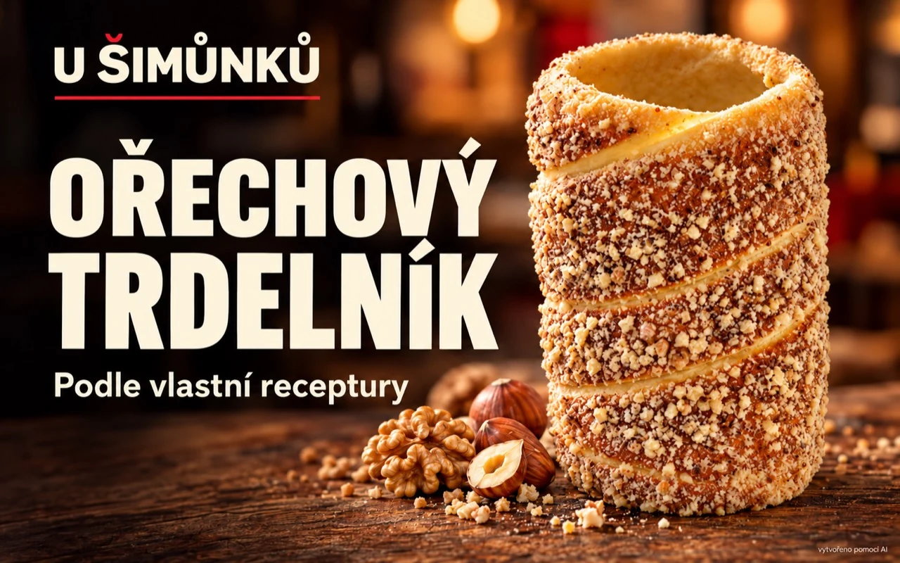 Ořechový trdelník